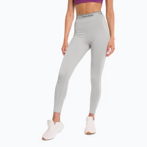 Legginsy treningowe damskie Calvin Klein 7/8 athletic grey heather