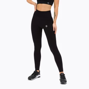 Legginsy treningowe damskie Gym Glamour Bezszwowe black