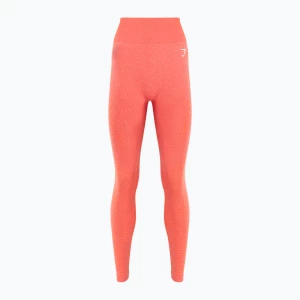 Legginsy treningowe damskie Gymshark Vital Seamless orange / marl