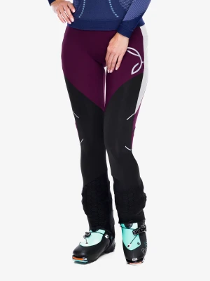 Legginsy treningowe damskie Montura Slick 2 Pants - wine red/quiet grey