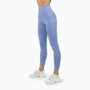 Legginsy treningowe damskie NEBBIA Leg Day Goals light purple