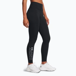 Legginsy treningowe damskie Under Armour Campus Graphic black/castlerock/white