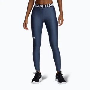 Zdjęcie produktu Legginsy treningowe damskie Under Armour HeatGear downpour gray/white