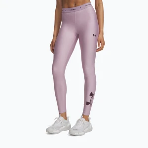Legginsy treningowe damskie Under Armour HeatGear Novelty Leggings mauve pink / ox blood