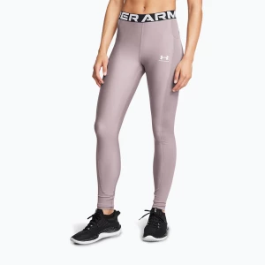 Legginsy treningowe damskie Under Armour HeatGear Rib tetra gray/white