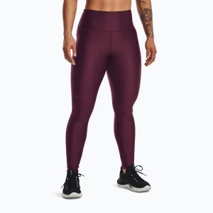 Legginsy treningowe damskie Under Armour HG Armour HiRise dark maroon/black