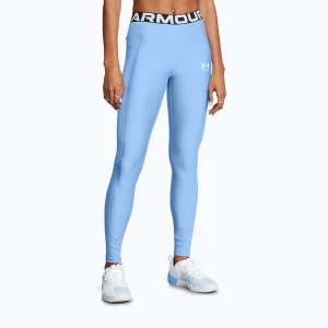 Legginsy damskie Under Armour HeatGear Rib horizon blue/white