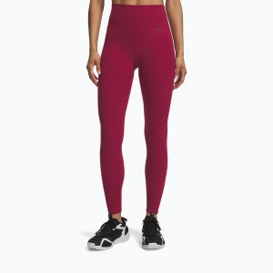 Legginsy treningowe damskie Under Armour Motion Leggings claret / ox blood Różowy