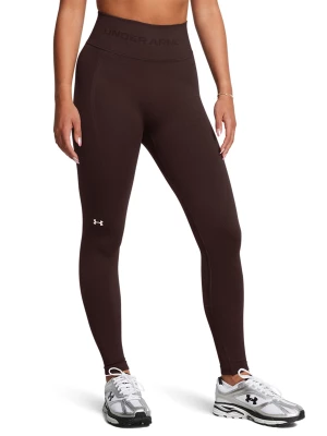 Legginsy treningowe damskie Under Armour UA Vanish Seamless Legging - brązowe