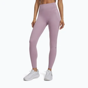Legginsy treningowe damskie Under Armour Vanish Elite Leggings mauve pink / metallic silver