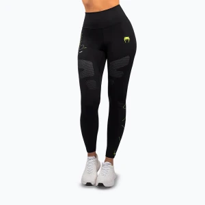 Legginsy treningowe damskie Venum Training Camp 4.0 black/neo green