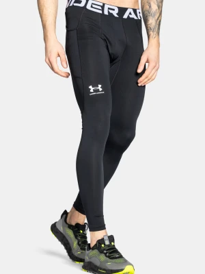 Legginsy treningowe męskie czarne Under Armour ColdGear Leggings