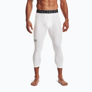 Legginsy treningowe męskie Under Armour HG Armour 3 / 4 white / black