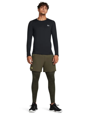 Legginsy treningowe męskie Under Armour UA CG Armour Twist Lgs - khaki