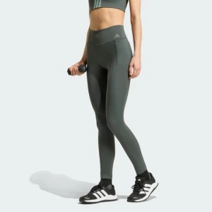 Legginsy treningowe Optime Workout Full Length Adidas Legend Ivy
