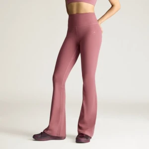 Legginsy treningowe z rozszerzanymi nogawkami adidas by Stella McCartney Burgundy