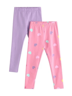 Legginsy typu pończochy Lindex różowy