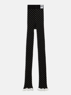 Legginsy typu pończochy Mini Rodini czarny