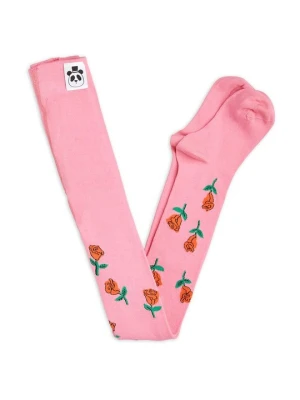 Legginsy typu pończochy Mini Rodini różowy