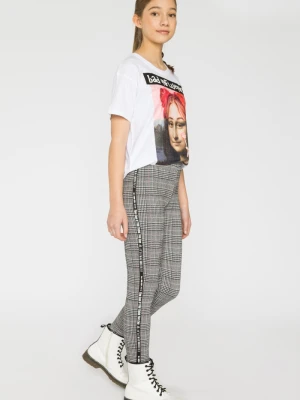 Legginsy w kratę dla dziewczyny Reporter