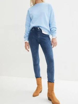 Legginsy w optyce denimu bonprix
