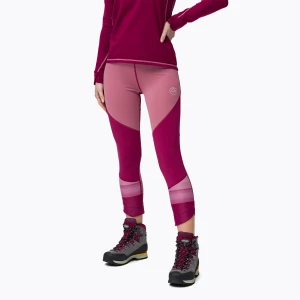 Legginsy wspinaczkowe damskie La Sportiva Sensation blush red plum