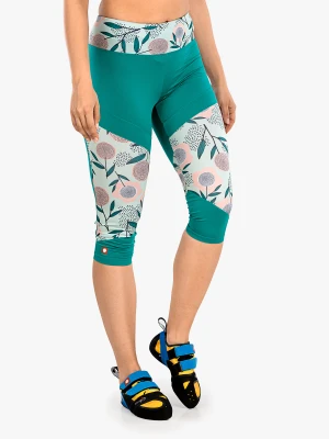 Legginsy wspinaczkowe damskie Ocun Rhea 3/4 Leggings - green