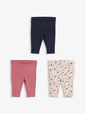 Legginsy z czystej bawełny organicznej (3 szt.) bonprix