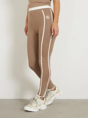 Legginsy Z Dzianiny Prążkowanej Guess