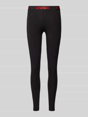 Legginsy z elastycznym paskiem z logo model ‘SPORTY’ HUGO