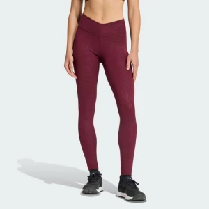 Legginsy z grafiką All Me Essentials Adidas bordowy