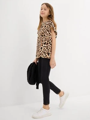 Legginsy z koronką (2 pary) bonprix