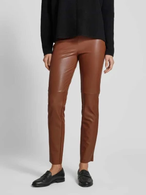 Legginsy z materiału skóropodobnego Christian Berg Woman