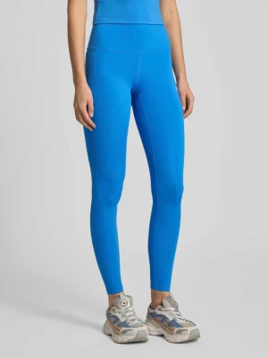 Legginsy z nadrukiem z logo i elastycznym pasem model ‘EMEA’ Under Armour