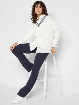 Legginsy z poszerzanymi nogawkami bonprix