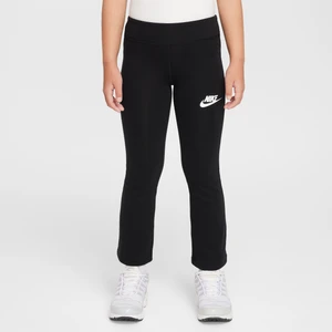 Legginsy z rozszerzanymi nogawkami dla małych dzieci Nike Dri-FIT - Czerń