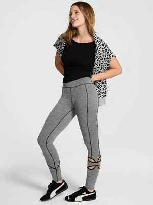 Legginsy z wycięciem Relay Victoria's Secret Czarny