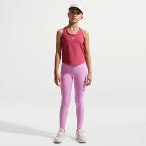 Legginsy z wysokim stanem dla dużych dzieci (dziewcząt) Dri-FIT Nike One - Fiolet