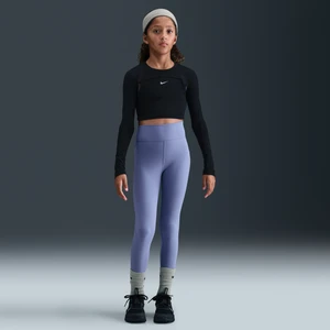 Legginsy z wysokim stanem dla dużych dzieci (dziewcząt) Dri-FIT Nike One - Niebieski