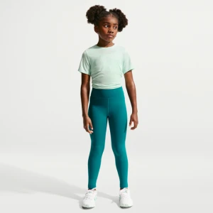 Legginsy z wysokim stanem dla dużych dzieci (dziewcząt) Dri-FIT Nike One - Niebieski