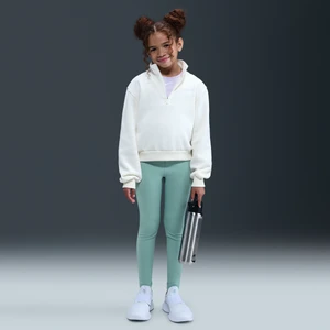 Legginsy z wysokim stanem dla dużych dzieci (dziewcząt) Dri-FIT Nike One - Zieleń