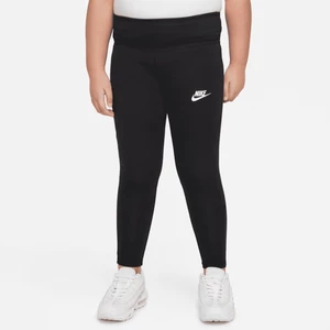 Legginsy z wysokim stanem dla dużych dzieci (dziewcząt) o wydłużonym rozmiarze Nike Sportswear Favorites - Czerń