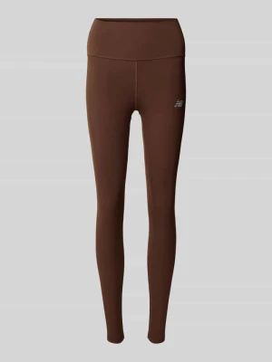 Legginsy z wysokim stanem z nadruk z logo model 'HARMONY' New Balance