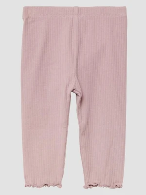 Legginsy z zapiekanymi brzegami s.Oliver różowy