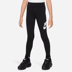 Legginsy ze średnim stanem dla dużych dzieci (dziewcząt) Nike Sportswear Essential - Czerń