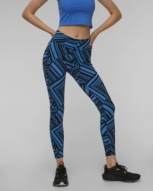 Leginsy Damskie Casall Essential Printed Tights Niebiesko-czarne