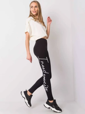 Leginsy legginsy czarny Rue paris