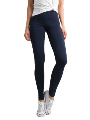 Leginsy legginsy granatowy casual sportowy nogawka zwężana Basic feel good