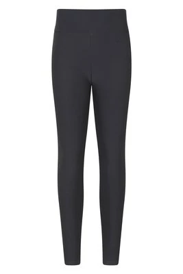 Leginsy termiczne damskie z podszewką typu Borg - Grey Mountain Warehouse