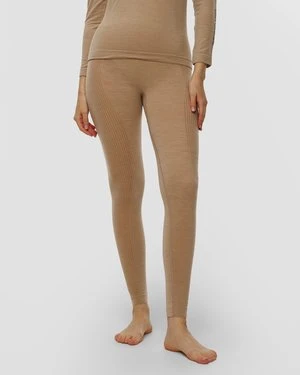Leginsy Termoaktywne Damskie X-bionic Mightywool Pants Beżowa